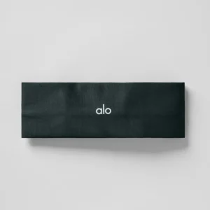 ALO YOGA HEADBAND CHARCOAL GREEN
