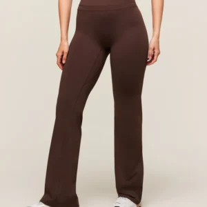 GYMSHARK LEGGINGS FLARED WHITNEY BROWN