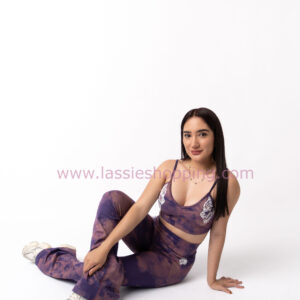 DARC SPORT SET LEGGINGS DUAL WOLF PURPLE SKY