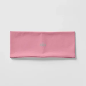ALO YOGA HEADBAND SOFTSCULPT PINK WILD