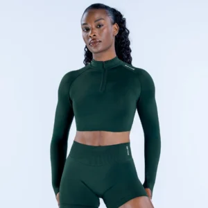 DFYNE IMPACT CROP ZIPPY PINE