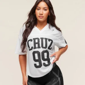 GYMSHARK MESH TOP X ANALIS WHITE